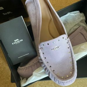Coach Lavender loafers